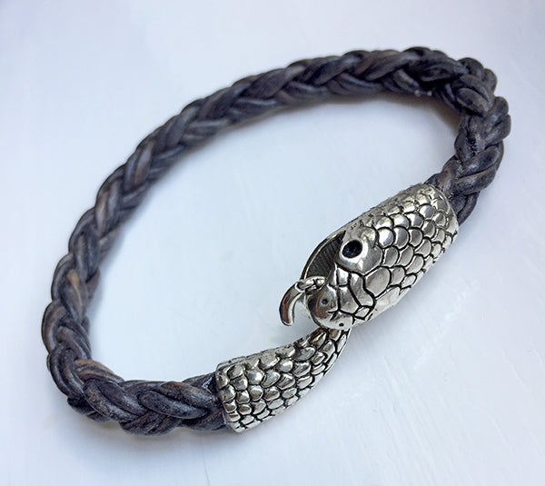 Charcoal Braided Snake